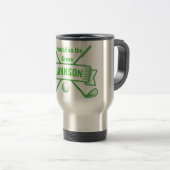 Hooked On Golf Reisebecher - Personalisiertes Gesc (VorderseiteRechts)