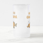 Hooked on Grandpa (Fisch) Mattglas Bierglas (Mittel)