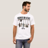 Hooked on Jesus Personalisiertes T-Shirt (Vorne ganz)