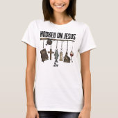 Hooked on Jesus Personalisiertes T-Shirt (Vorderseite)