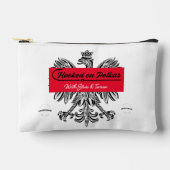 Hooked on Polkas Cosmetic Bag Zubehörtasche (Vorderseite)