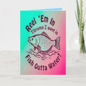 Hooked on You Karte (Vorderseite)