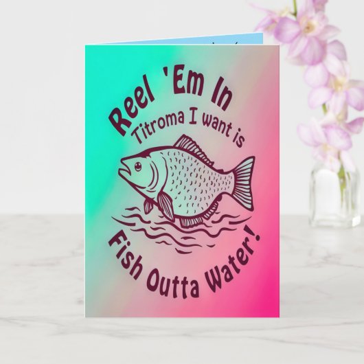 Hooked on You Karte (Orchidee)