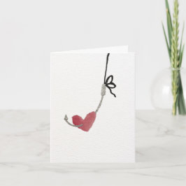 Hooked on You Valentine's Day Card Dankeskarte