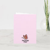 Hooked on You Valentine's Day Card Dankeskarte (Rückseite)