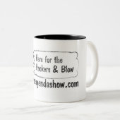 Hookers-und-Schlag Kaffee-Tasse Zweifarbige Tasse (VorderseiteRechts)