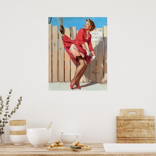 Hookes Button Poster (Küche)