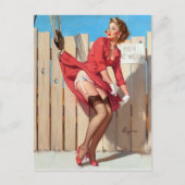 Hookes Button Postkarte (Vorderseite)