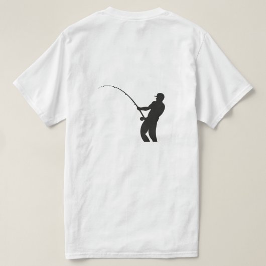 Hooking Fishing, Trapped in Class T-Shirt (Design Rückseite)