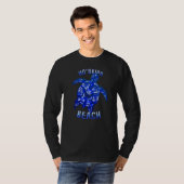 Ho'okipa Beach Hawaii Urlaub Tribal Turtle T-Shirt (Vorne ganz)
