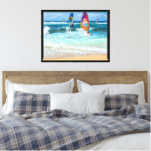 Ho'okipa Beach Windsurfer Leinwanddruck (Insitu (Schlafzimmer))