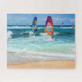 Ho'okipa Beach Windsurfer Puzzle