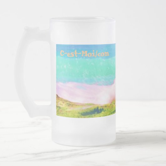 Ho'okipa, das Meer Mattglas Bierglas (Links)