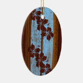 Hookipa Vintag Surfboard Ornament (Rechts)