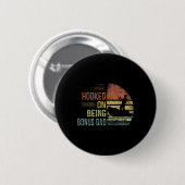 Hookokon auf der Bonus Vater Fischerei Geschenke V Button (Vorne & Hinten)