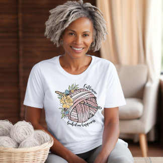 Hookokon über Glück Crochet Lovers Personalisiert T-Shirt
