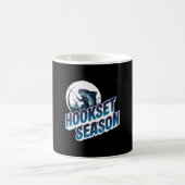 Hookset-Saison - Bassfischen Lifestyle-Design Kaffeetasse (Mittel)