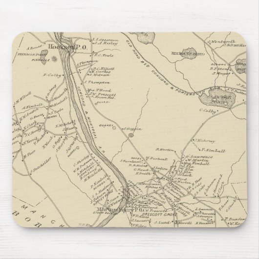 Hooksett, Merrimack Co Mousepad (Vorne)