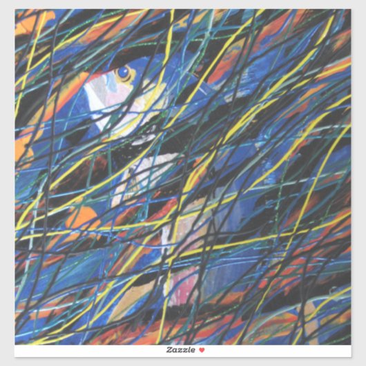 Hooky aus der Schule Aufkleber (Blatt)