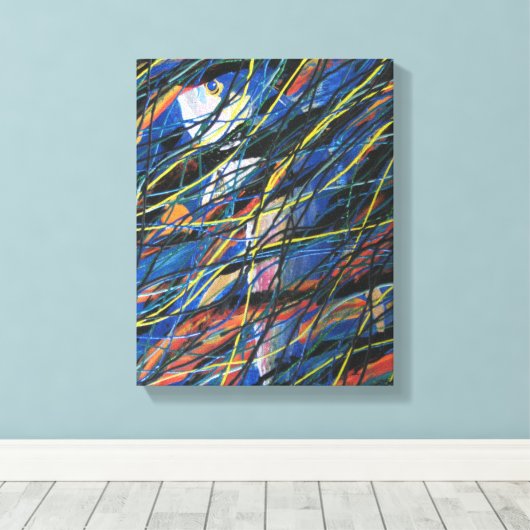 Hooky aus der Schule Leinwanddruck (Insitu (Holzboden))