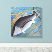 Hooky aus der Schule Leinwanddruck (Insitu (Holzboden))