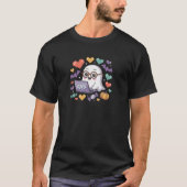 Hooky Ghost Programmierer-Design mit Codierung Lap T-Shirt (Vorderseite)