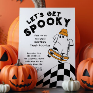 Hooky Ghost zum Geburtstag einladen Einladung