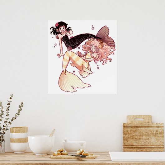 Hooky Mermaids Poster (Küche)