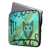 Hoolandia (c) 2013 - Eule Laptopschutzhülle (Vorderseite Links)