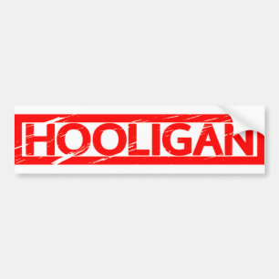 Hooligan-Briefmarke Autoaufkleber
