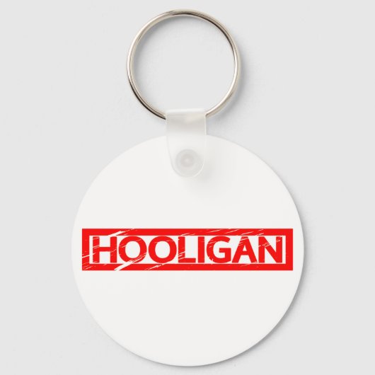 Hooligan-Briefmarke Schlüsselanhänger (Vorderseite)