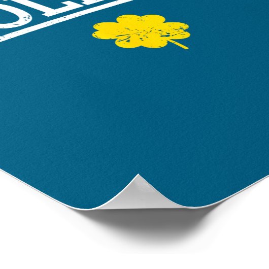 Hooligan Irish St. Patricks Day  Poster (Ecke)