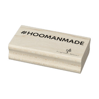 #HoomanMade Anti-AI-Müll Gummistempel