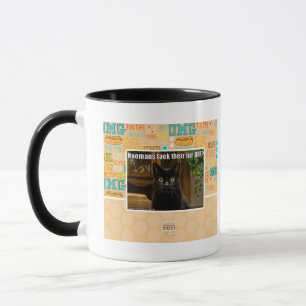 Hoomans Taek dort Pelz WEG? Tasse