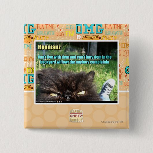 Hoomanz Button (Vorderseite)
