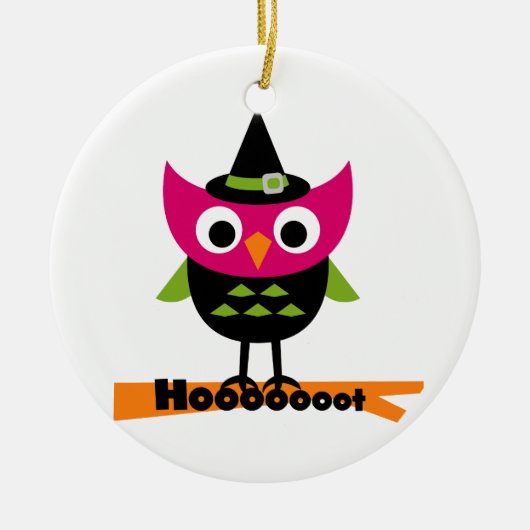 Hooooot Halloween T - Shirt und Geschenke Keramik Ornament (Vorne)