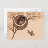 Hoooot! Postkarte (Vorne/Hinten)