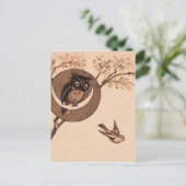 Hoooot! Postkarte (Stehend Vorderseite)