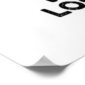 Hooos Cooler Funny Owl Pun Poster (Ecke)