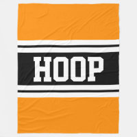HOOP Bright Orange Schwarz-weiß Racing Streifen