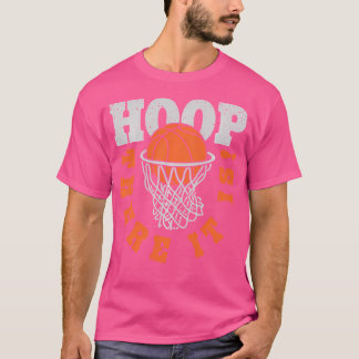 Hoop da, es ist Basketball Player Funny Men T-Shirt