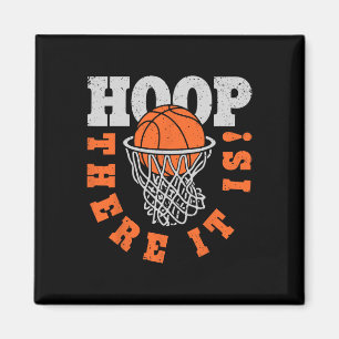 Hoop Dort ist es Bysketbyll Player Fun Vintag Gif Magnet
