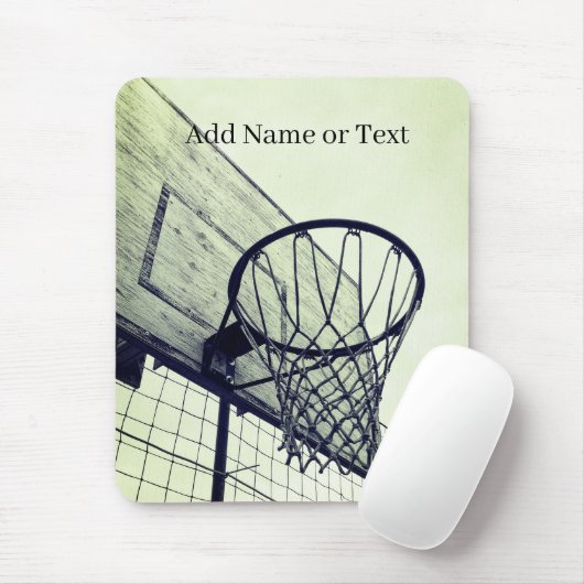 Hoop Dreams Basketball Mousepad (Mit Mouse)