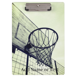 Hoop Dreams Basketball-Notebook Klemmbrett