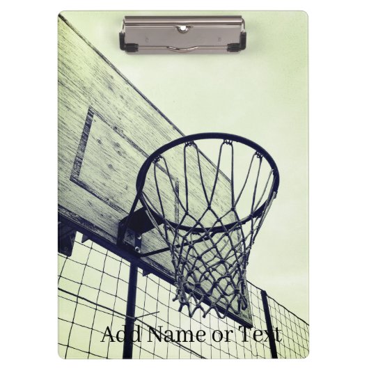 Hoop Dreams Basketball-Notebook Klemmbrett (Vorderseite)