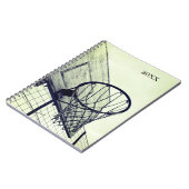 Hoop Dreams Basketball Notizblock (Linke Seite)