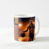 Hoop Dreams: Kundenspezifische Basketball-Tasse Kaffeetasse (VorderseiteRechts)