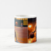 Hoop Dreams: Kundenspezifische Basketball-Tasse Kaffeetasse (Mittel)