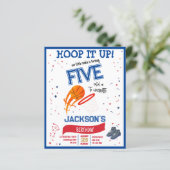 Hoop It Up Rookie Basketball Budget Foto Geburtsta (Stehend Vorderseite)