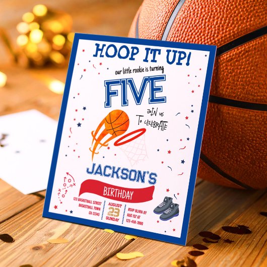 Hoop It Up Rookie Basketball Budget Geburtstag